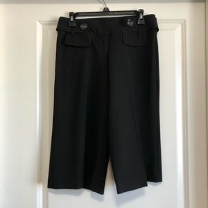 ☀️SALE! NWOT Black cropped wide leg pants